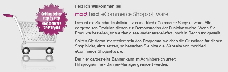 modified eCommerce Shopsoftware